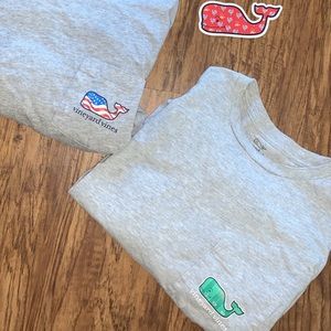 Two perfect condition vineyard vines long tee!